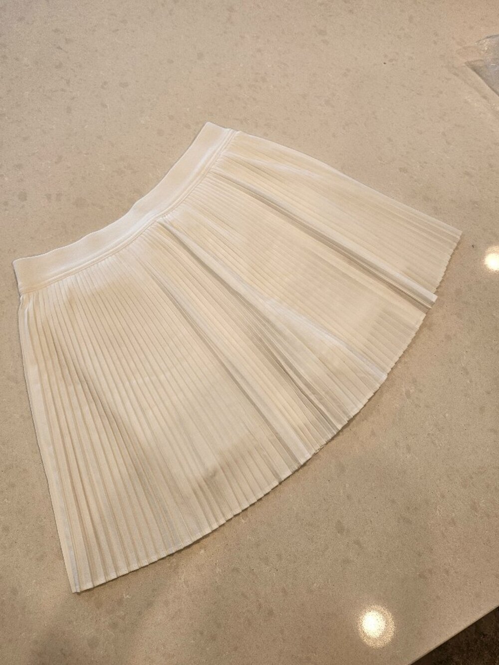 Old Navy Pleated Skort with Pocket for Pickleball Tennis Golf - White - Size M